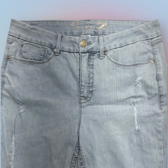 SEVEN 7 Women’s 12 TUMMYLESS HIGH RISE SKINNY Blue Jeans - Picture 1 of 4